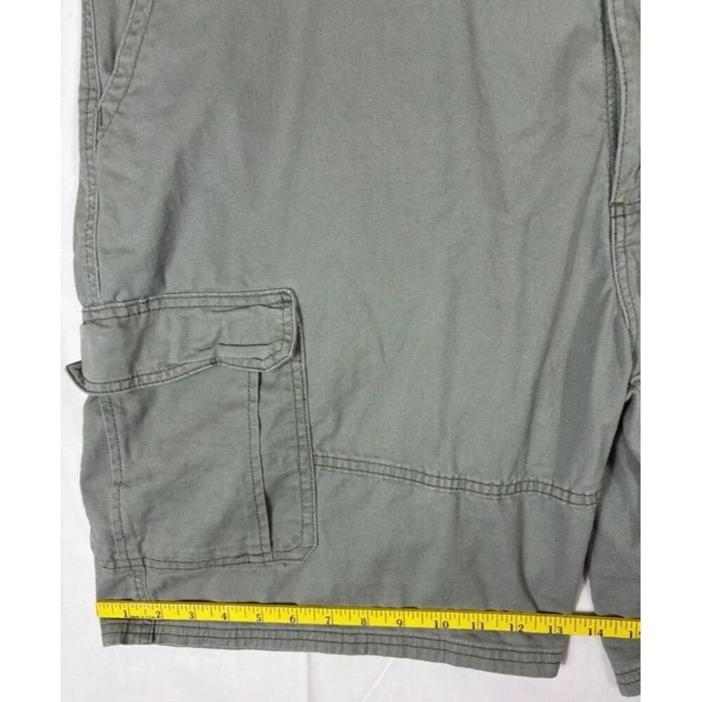 Wrangler Authentics Cargo Shorts Big & Tall Gray Men’s 48” Waist x 9” Inseam